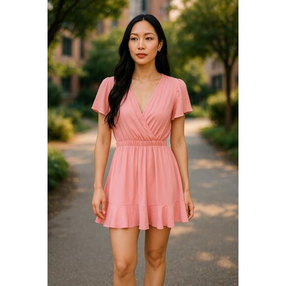 MI AMI Dresses & Skirts - MI AMI PINK DRESS SIZE SMALL